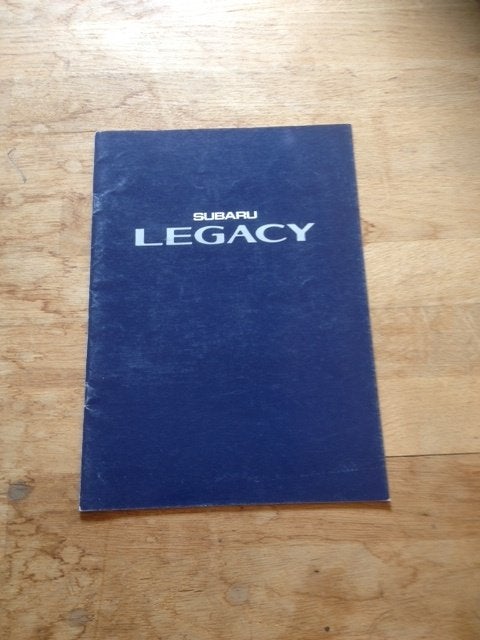 Subaru Legacy brochure - Originele folder   NL, Gelezen, Algemeen, Ophalen of Verzenden, Subaru