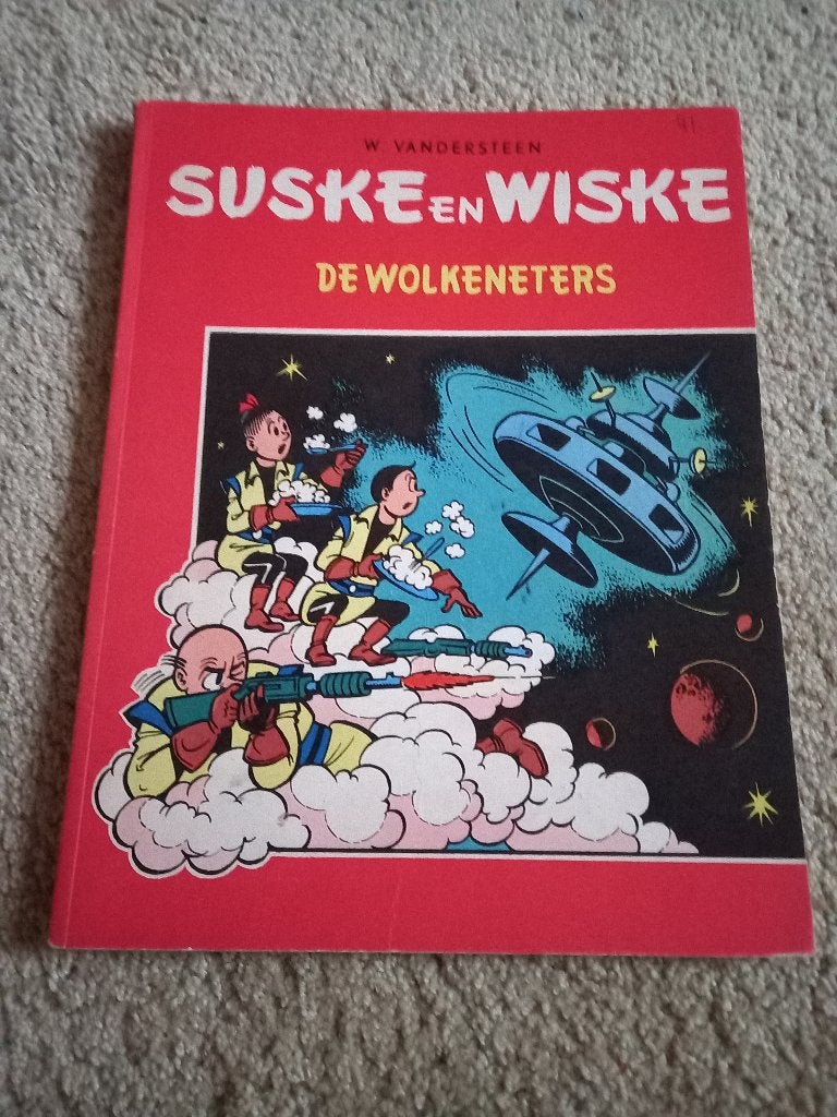 Suske en Wiske TV, Vl 2 kleur(2)-De wolkeneters 2e druk, Gelezen, Willy van der Steen., Eén stripboek, Ophalen of Verzenden