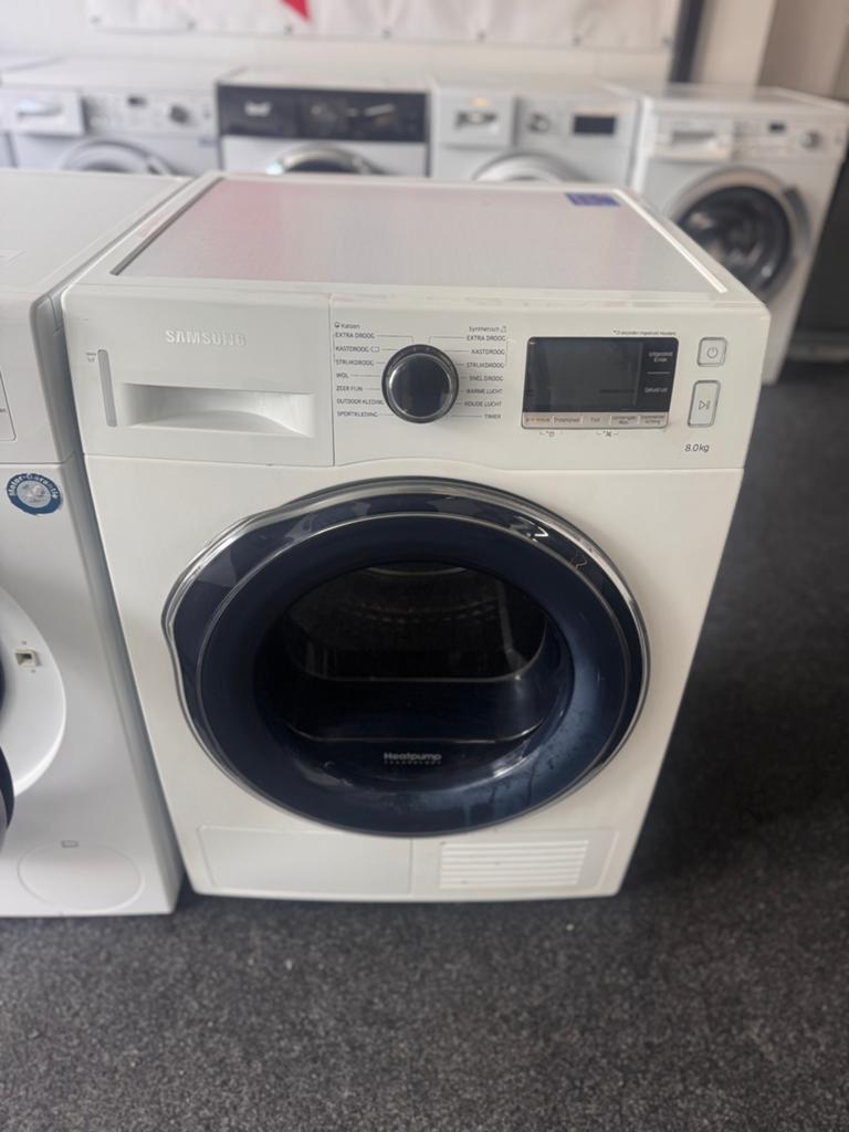SAMSUNG WARMTEPOMPDROGER 8 KG met 1 jaar garantie, 6 tot 8 kg, N, N, Overige typen