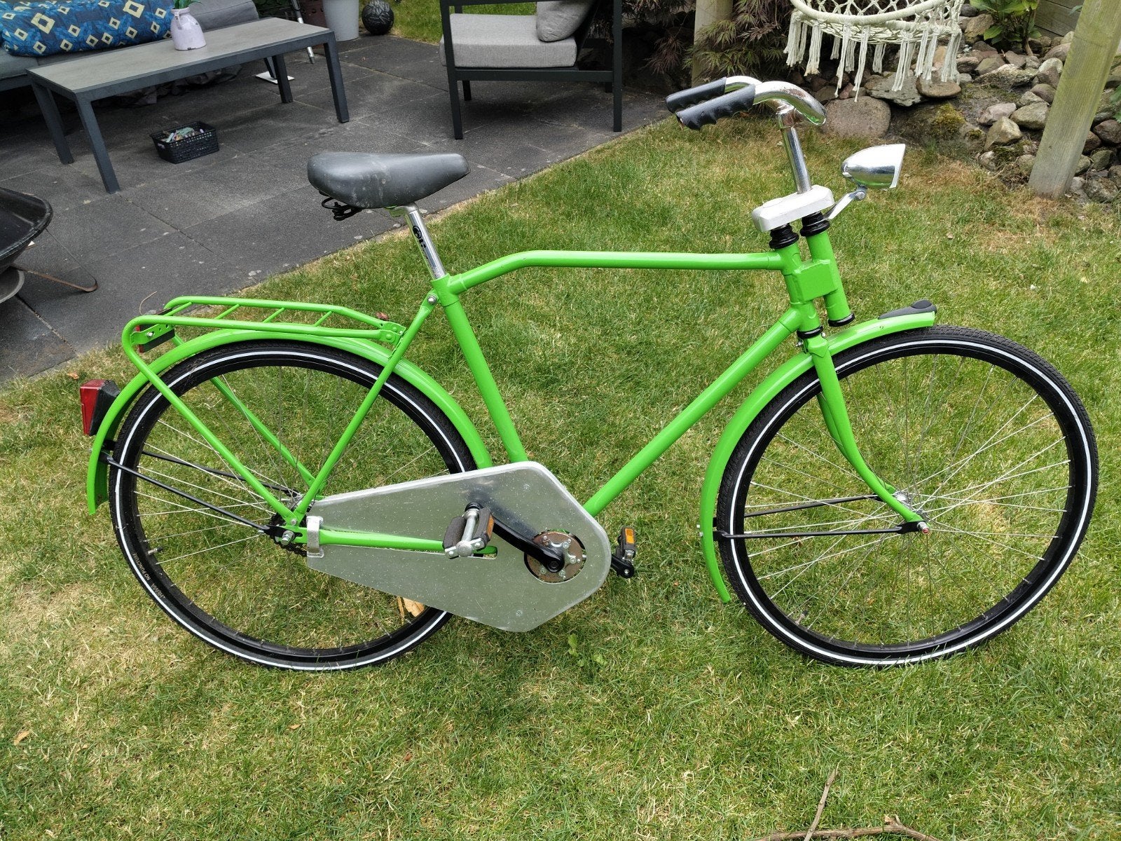 De "Dronken fiets", Ophalen