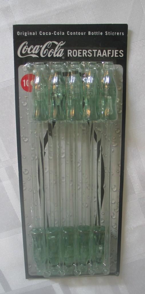 Coca Cola roerstaafjes Original Contour Bottle Stirrers 20st, Verzenden, Nieuw, Gebruiksvoorwerp