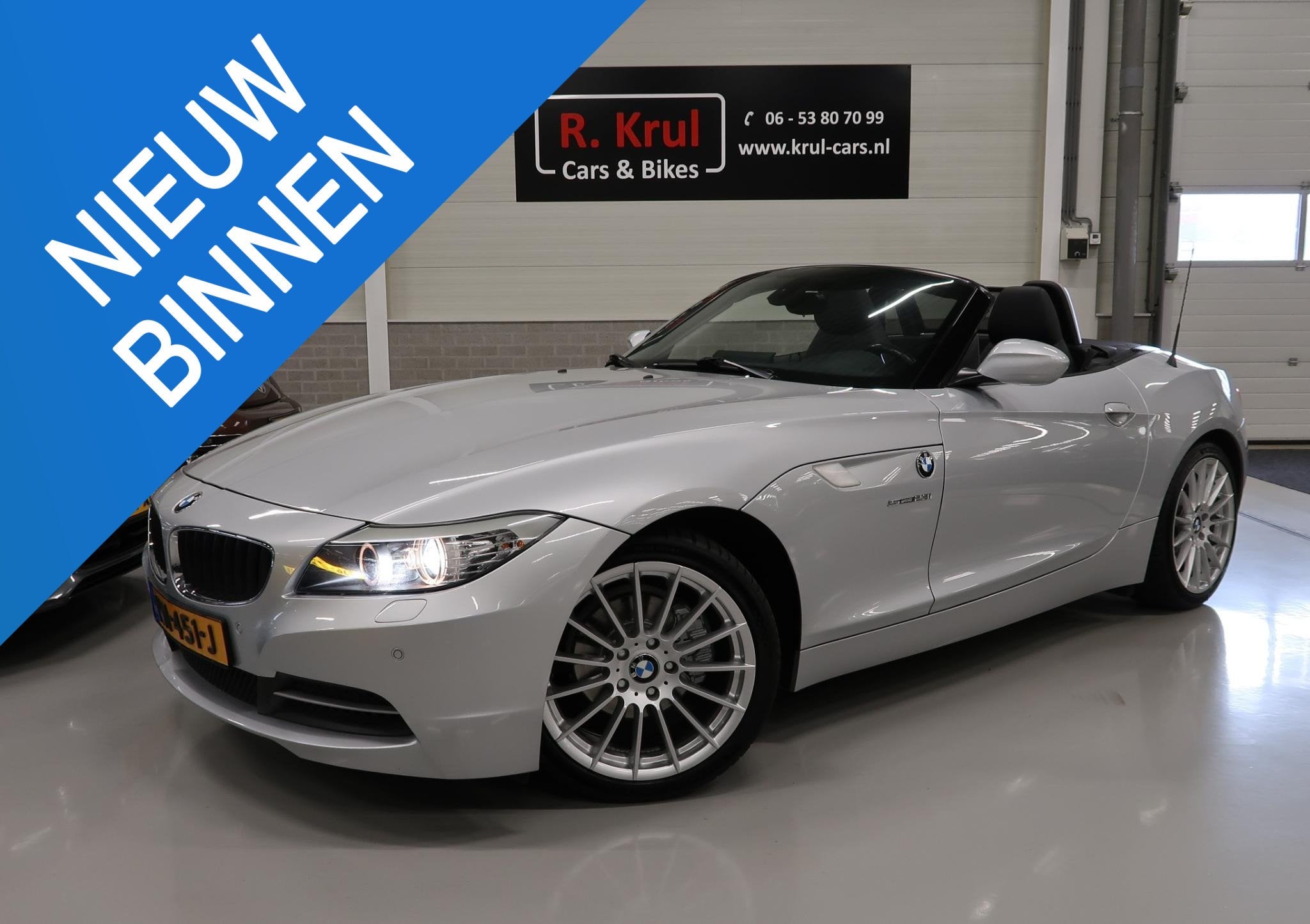 BMW Z4 Roadster sDrive23i Executive 6-Cilinder Automaat Leer, Auto's, BMW, Euro 5, Achterwielaandrijving, Gebruikt, Zwart