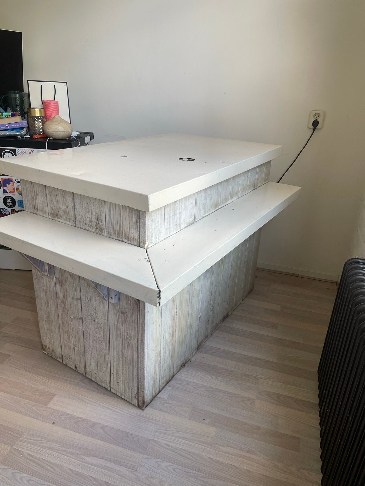 Houten bar met opbergruimte, Ophalen, Gebruikt