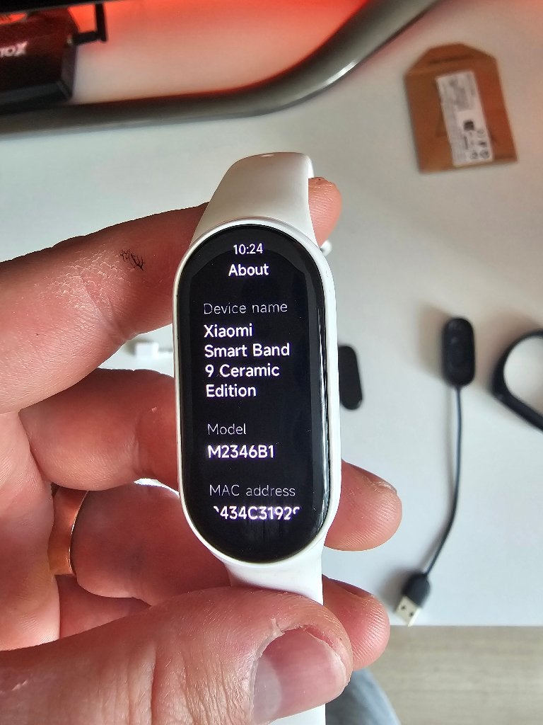 Xiaomi Mi Band 9 Ceramic Edition Watch Case + Mi Band 4, Ophalen of Verzenden, Gebruikt, Zwart, Android