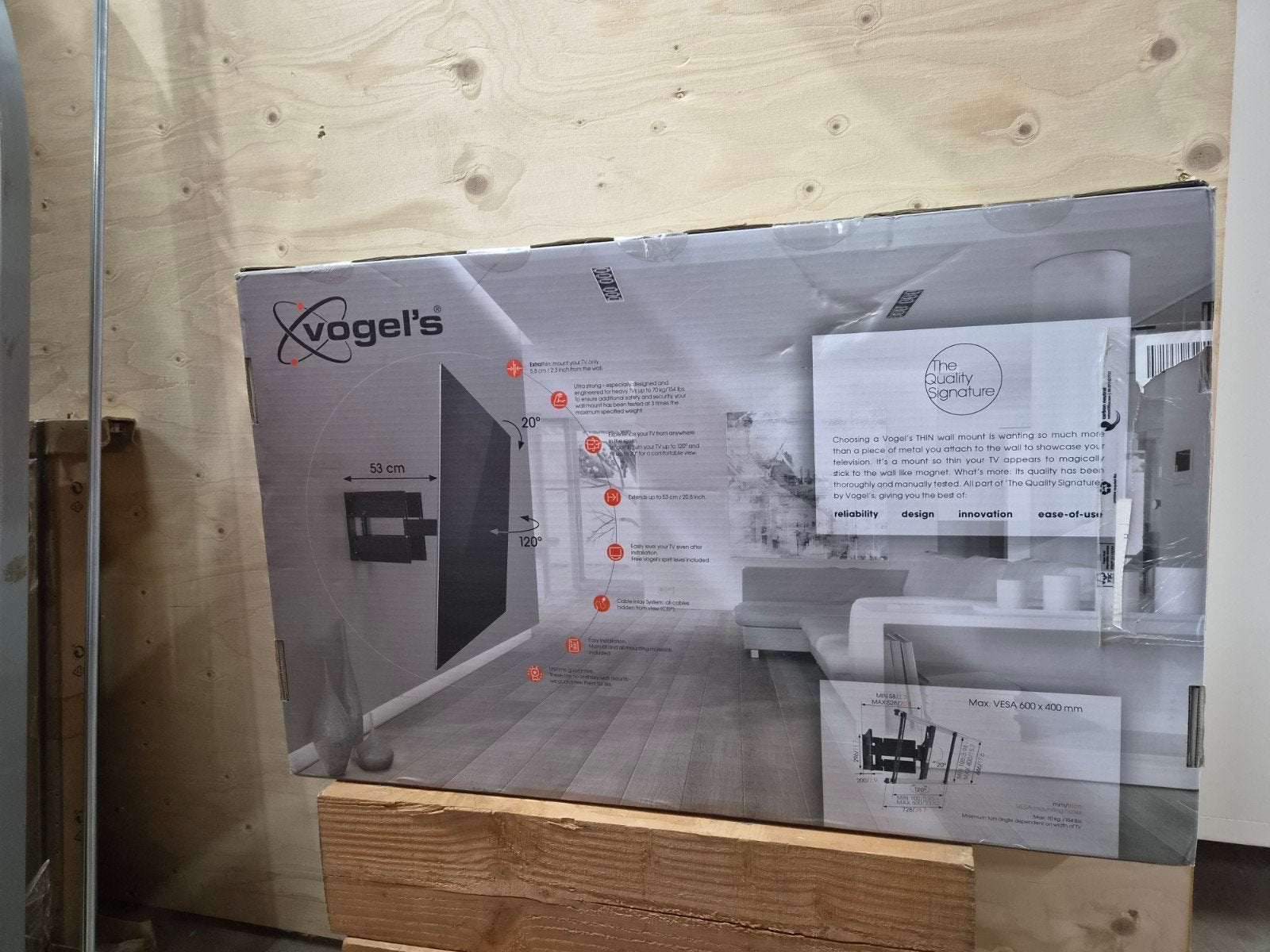 Vogel's THIN 550 Universele TV Muurbeugel - Extrathin, Ophalen