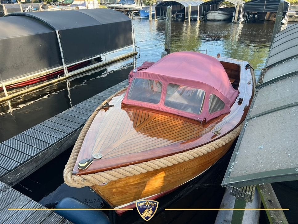 OVERNAADSE HOUTEN SLOEP | 6,2 mtr | nieuw gelakt dek, Watersport en Boten, Ophalen, Gebruikt, Onbekend, Hout