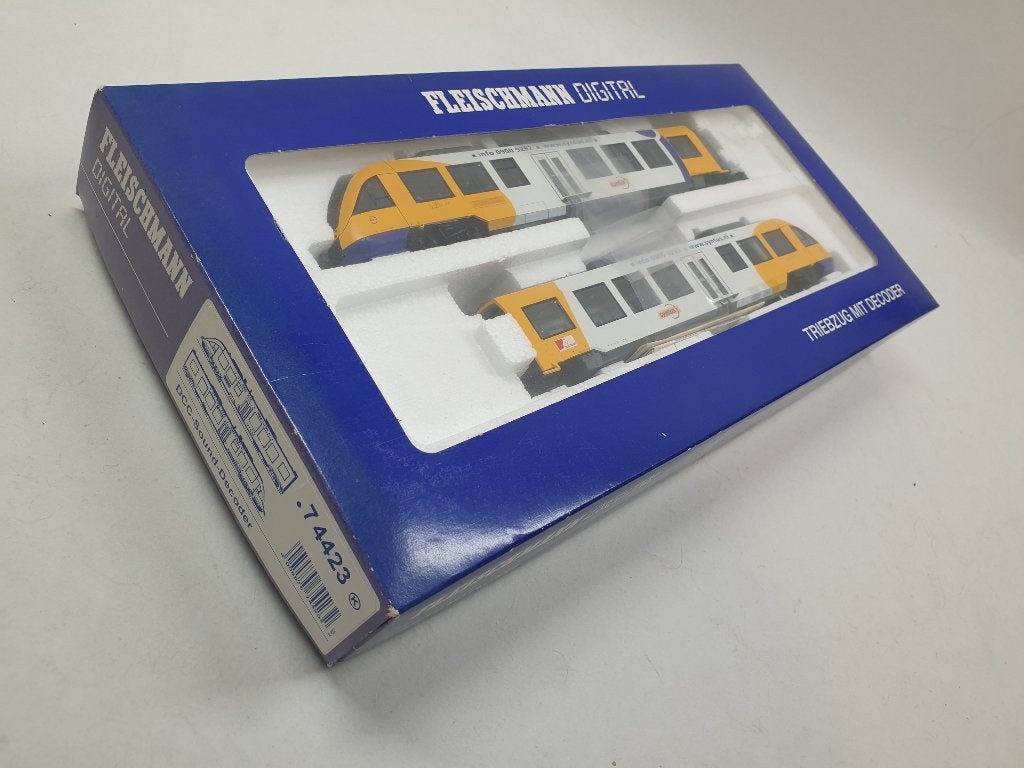 Fleischmann 74423 Syntus Lint Twents Zutphen DCC- Sound H0  , Treinset, Gelijkstroom, Fleischmann, Ophalen of Verzenden