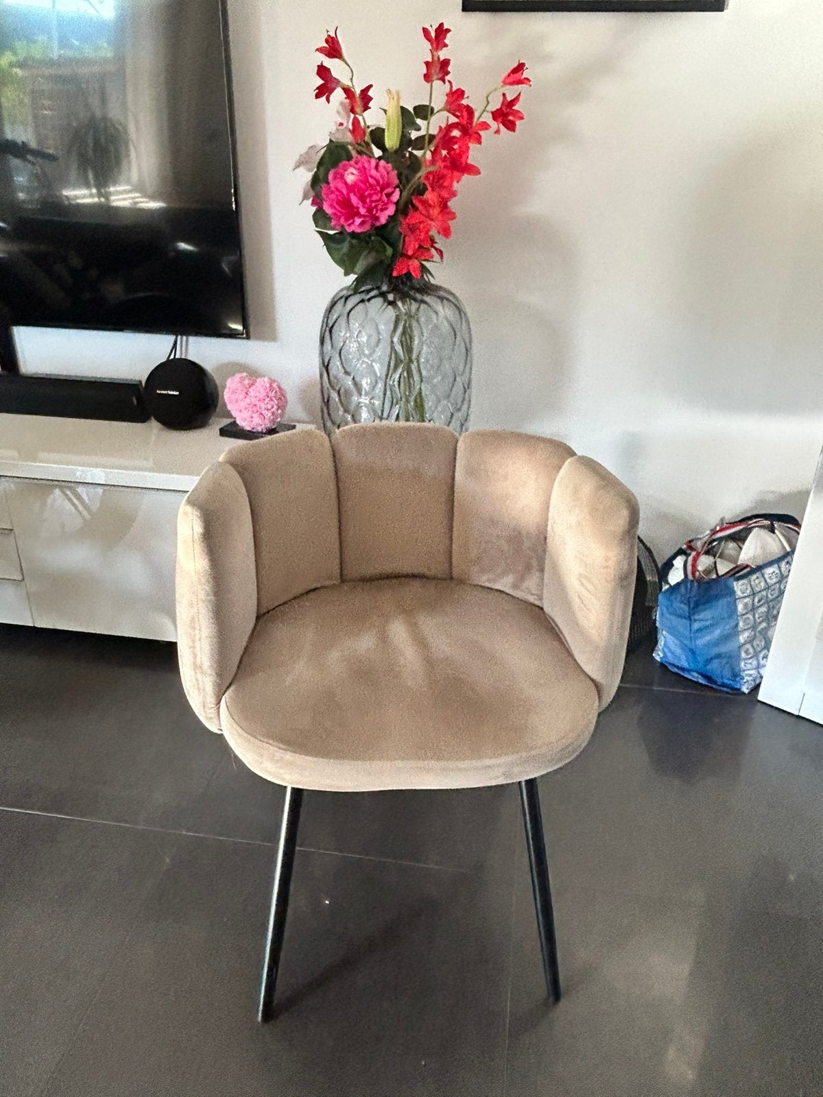 Make up tafel stoel, Ophalen of Verzenden, Zo goed als nieuw, Wit, Eén
