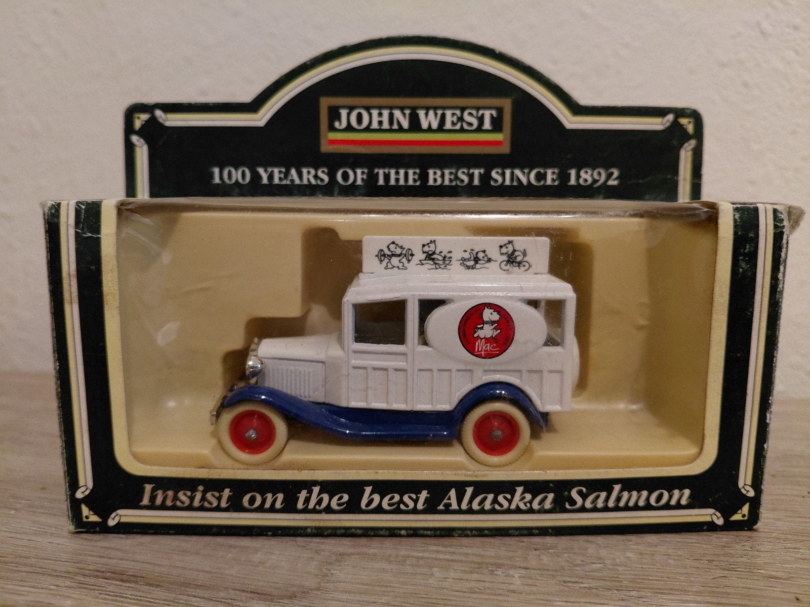 'John West Red Salmon' 1920 Model T Ford Van, Overige merken, Auto, Verzenden, Groter dan 1:32