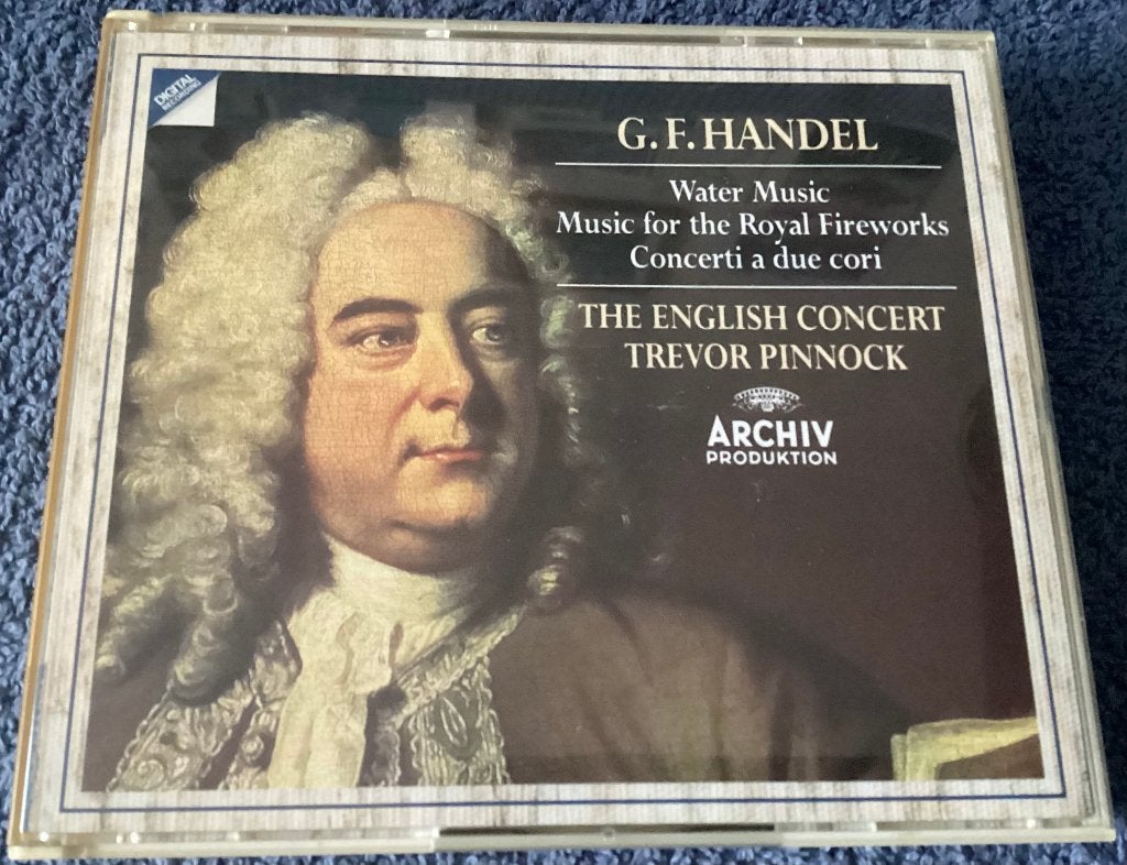 Handel Water Music Pinnock dubbel CD, Gebruikt, Overige typen, Ophalen of Verzenden, Barok