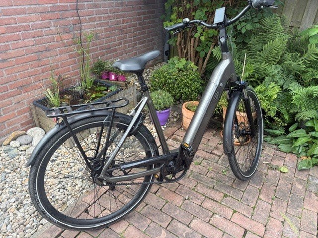 Van Dijck Triton N7 ebike (07-25) 882Wh accu Titanium Brons, Fietsen en Brommers, Elektrische fietsen, Zo goed als nieuw, 51 tot 55 cm