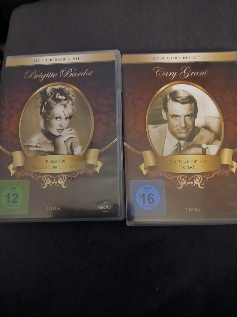 Brigitte Bardot en Carry Grant dubbel dvd,s, Cd's en Dvd's, Dvd's | Komedie, Alle leeftijden, Overige genres, Duits, Ophalen of Verzenden