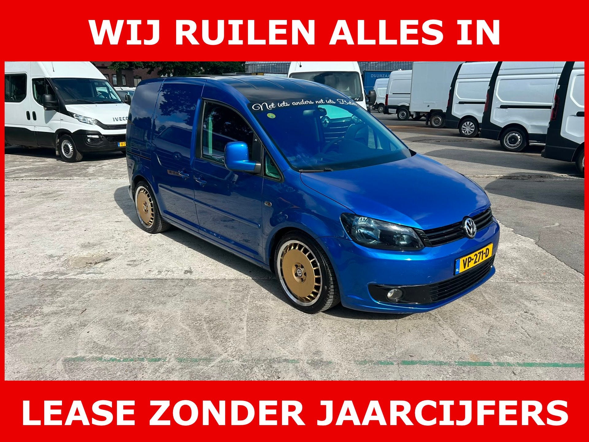 Volkswagen Caddy 1.6 tdi custom made, Voorwielaandrijving, Gebruikt, 4 cilinders, 700 kg
