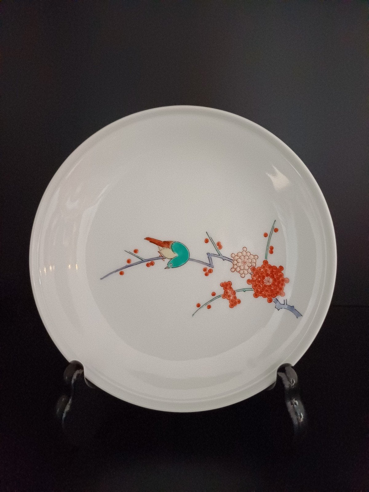 Kakiemon porseleinen bord 15e generatie met Tomobako, Antiek en Kunst, Ophalen of Verzenden