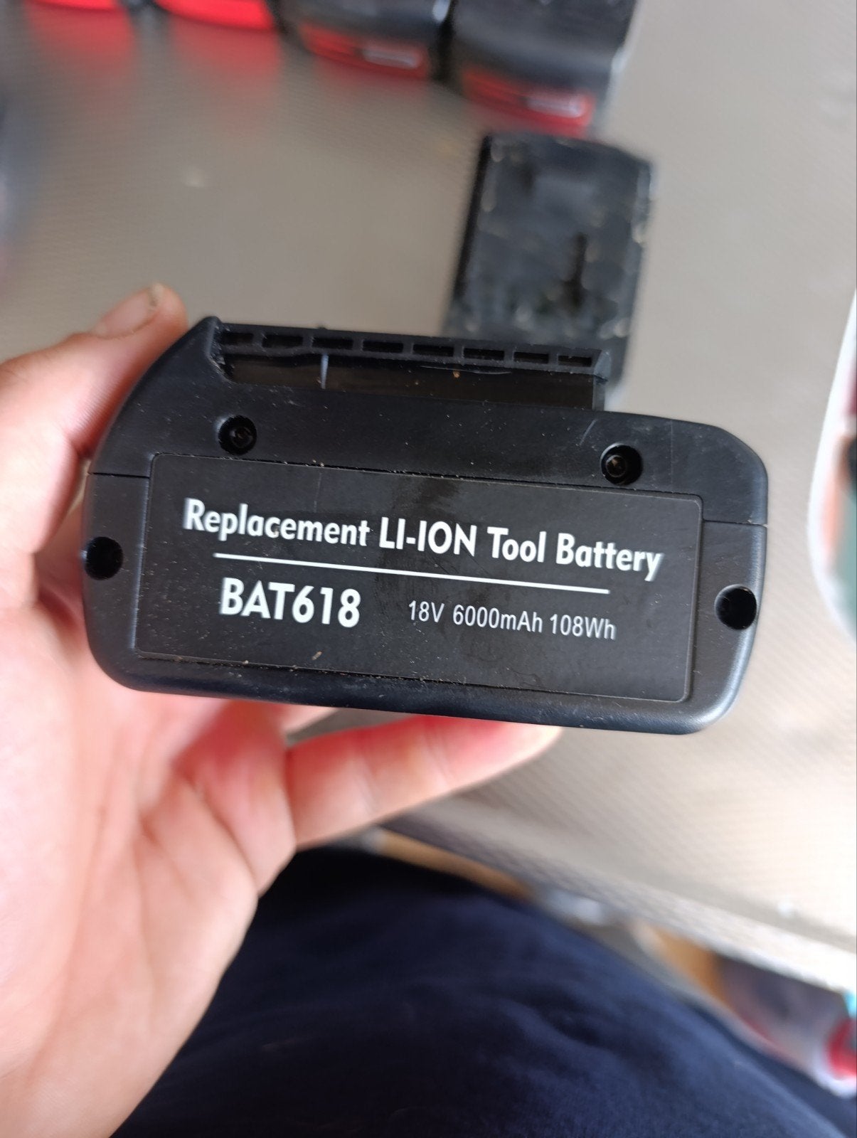 Accu BAT618 Bosch 18V 6000mAh Li-ION Tool Battery, Ophalen of Verzenden, Gebruikt, Overige typen