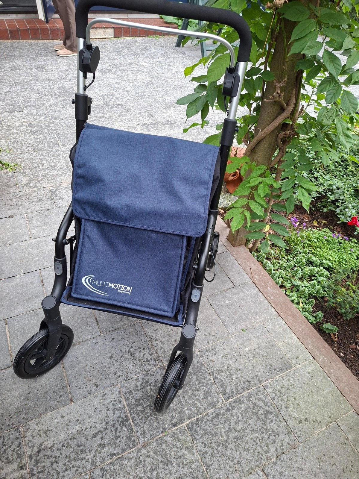Rollator met boodschappentas, Ophalen, Opvouwbaar, Zo goed als nieuw
