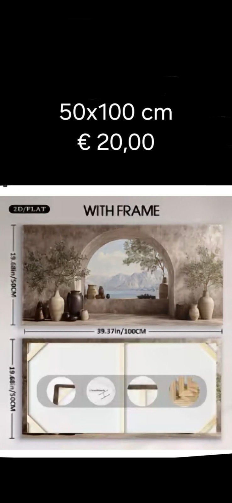 Nieuw canvas!!, Ophalen, Nieuw, Schilderij