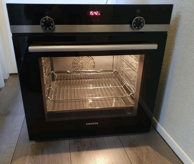 Siemens inbouw oven (als nieuw), Ophalen, Hete lucht, Siemens, Zo goed als nieuw