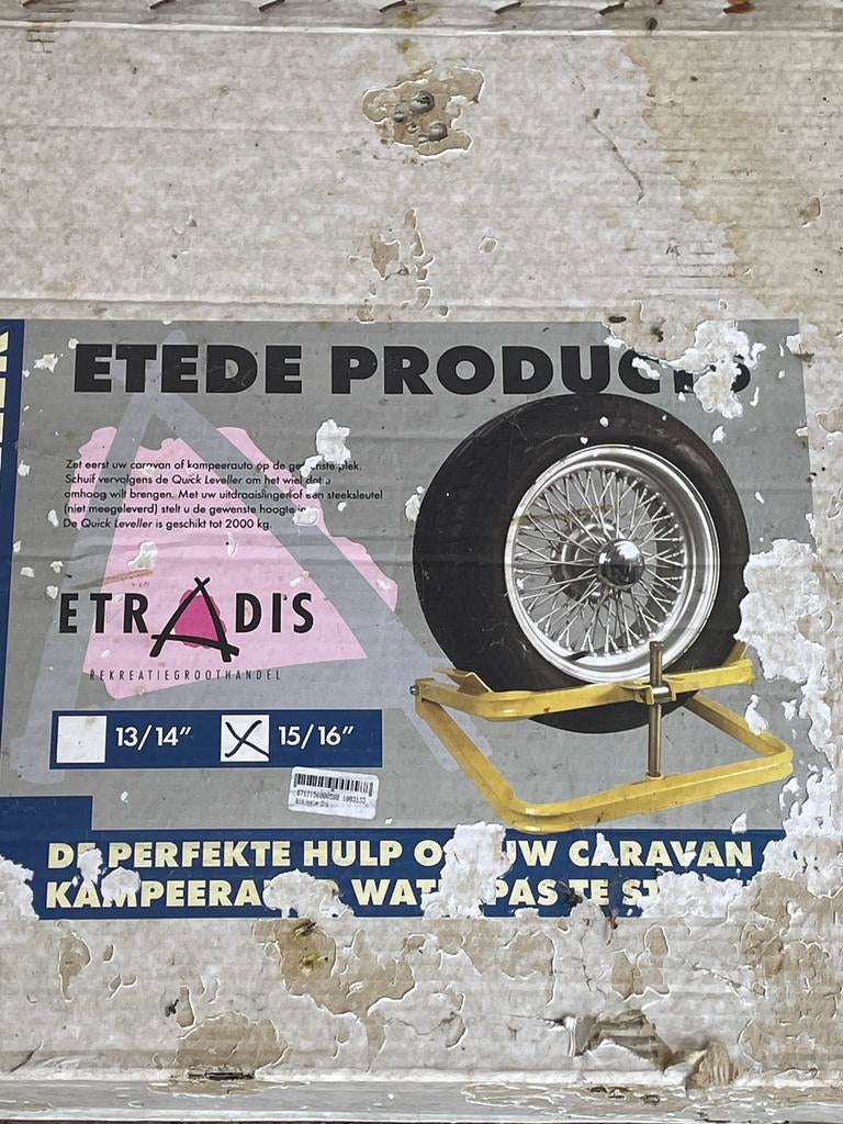 ETRΔDIS Quick Leveller Caravan Camper Leveler, Caravans en Kamperen, Caravan accessoires, Ophalen, Zo goed als nieuw