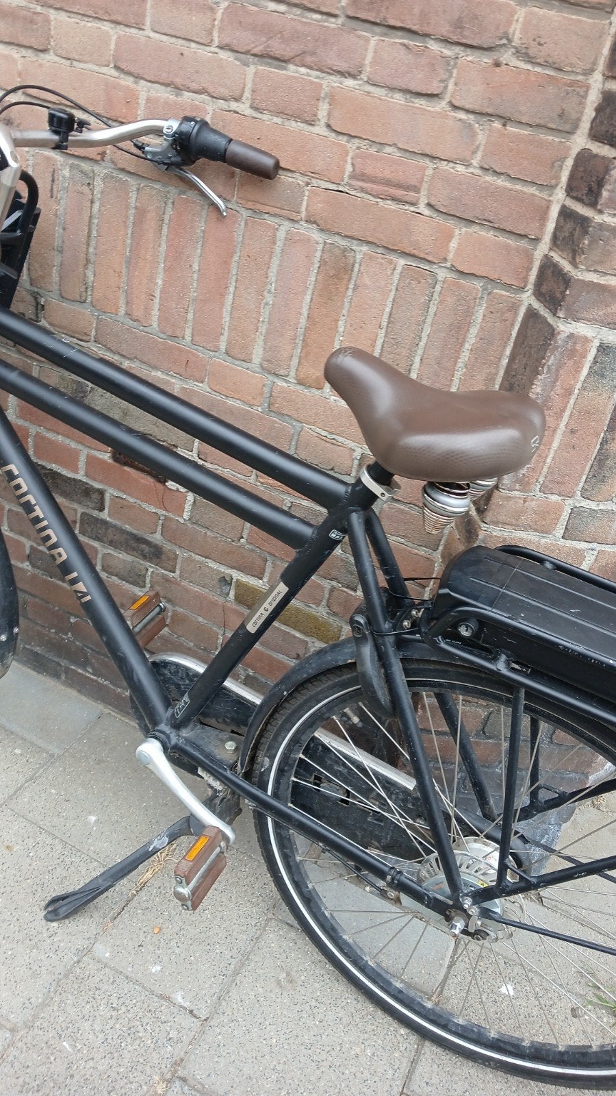 Cortina l4 electrice fiets zonder acu, Zo goed als nieuw, 59 cm of meer, 30 tot 50 km per accu, Ophalen