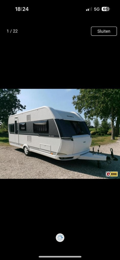 caravan hobby 495 ul, 2 aparte bedden, Rondzit, Hobby, Particulier