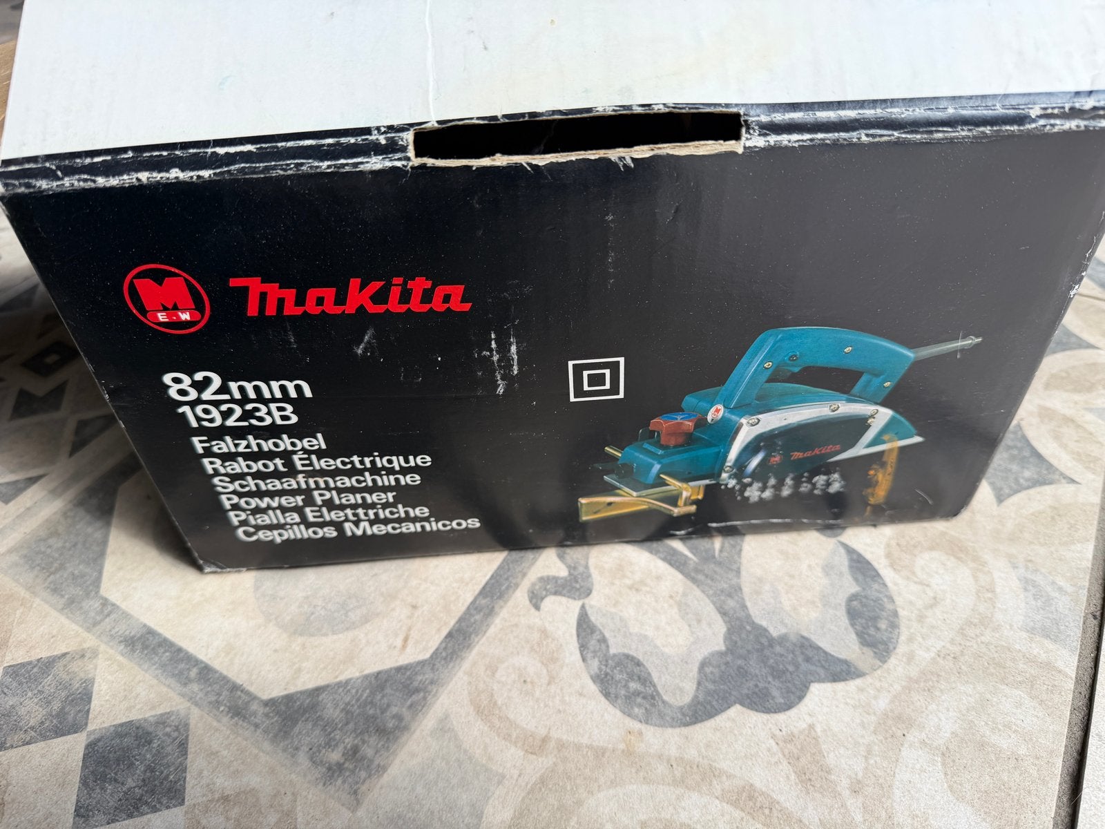 Makita 1923B Schaafmachine met nieuwe messen, Ophalen of Verzenden, Gebruikt, Elektrisch