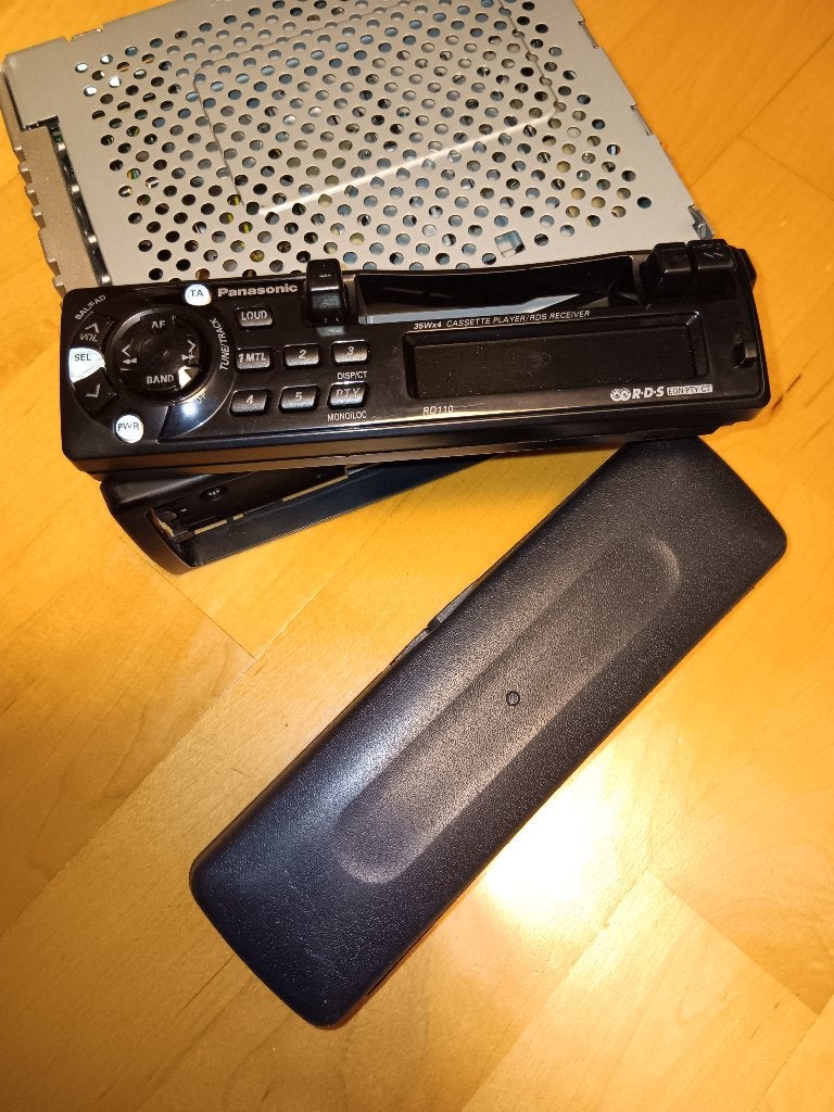 Panasonic CQ-RD110LEN radio cassette., Ophalen of Verzenden, Gebruikt, Radio