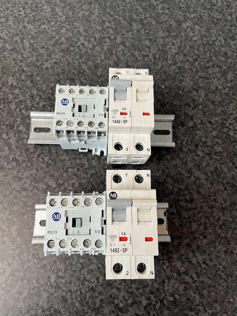 Allen-Bradley magneetschakelaars 100-C09 + 1492-SP automaat, Ophalen of Verzenden, Gebruikt