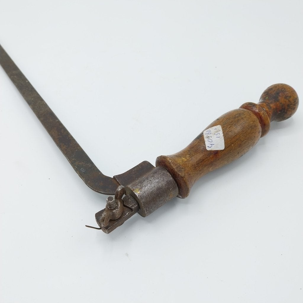 Fraaie Figuurzaagbeugel met houten handvat (ML), Antiek en Kunst, Ophalen of Verzenden