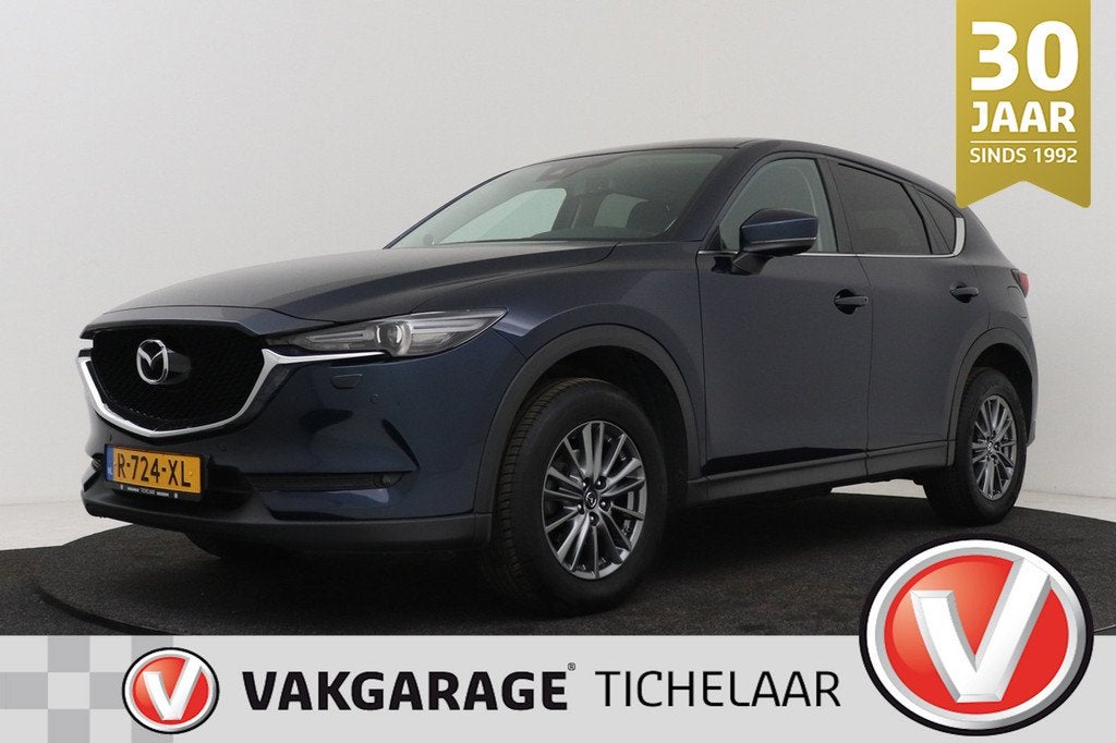Mazda CX-5 2.0 SkyActiv-G 165 Skylease GT | Trekhaak | Leer, Voorwielaandrijving, 1998 cc, 4 cilinders, Blauw
