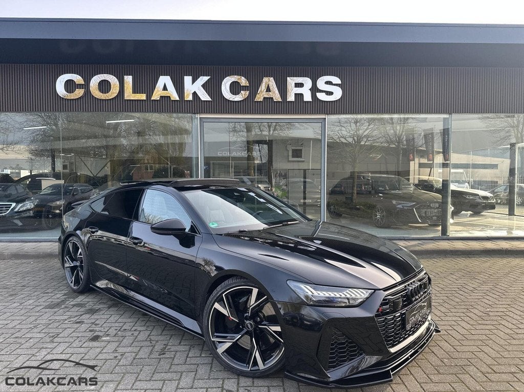 Audi RS7 4.0 TFSI Sportback quattro 600PK 2022 Pano Garantie, Auto's, Automaat, Gebruikt, 8 cilinders, Adaptive Cruise Control