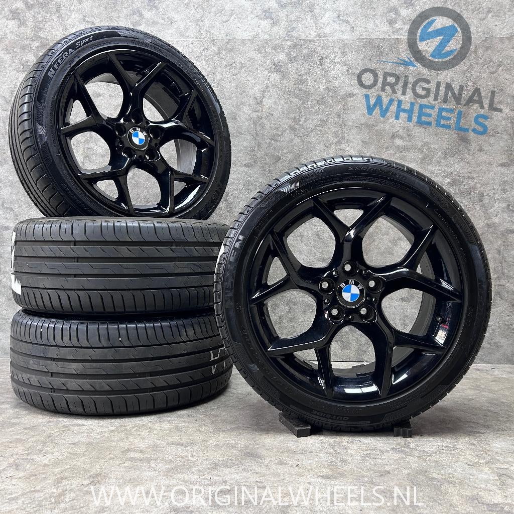 18 inch originele velgen + zomerbanden BMW X1 E84 322, 18 inch, Gebruikt, Ophalen of Verzenden, Band(en)