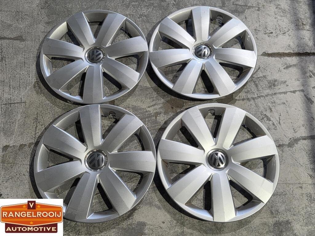 Set van 4 org. 16" wieldoppen Volkswagen Touran III '10-'15, Gebruikt, Ophalen of Verzenden