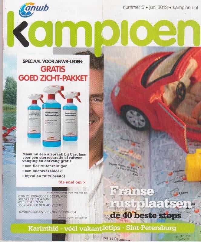 ANWB Kampioen nr 6 2013 [2817]  [BoOvTi], Ophalen of Verzenden, Zo goed als nieuw, Overige typen