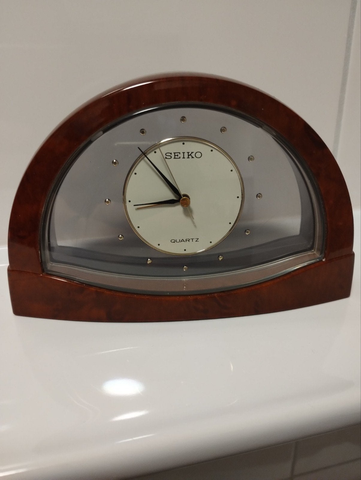 Seiko quartz bureau mantelklok, Huis en Inrichting, Ophalen