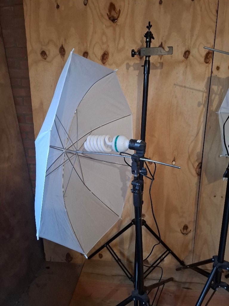 Foto lampen en achterwand, Ophalen, Gebruikt