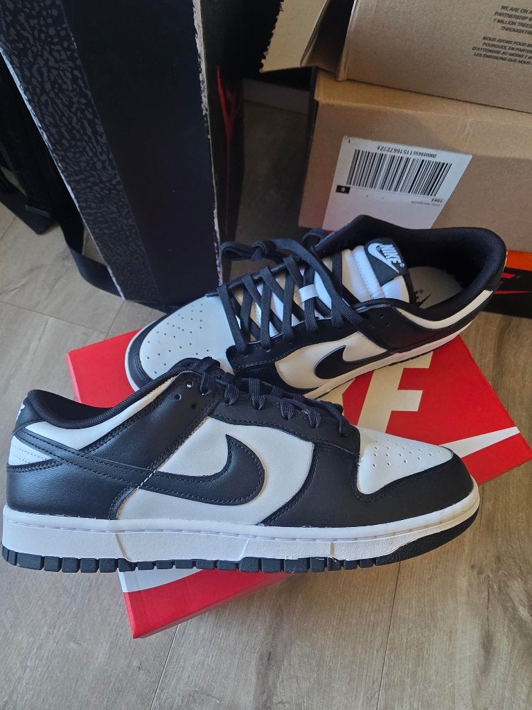 Nike Dunk Low Retro Panda - 45.5, Kleding | Heren, Schoenen, Zwart, Nike, Nieuw, Ophalen of Verzenden