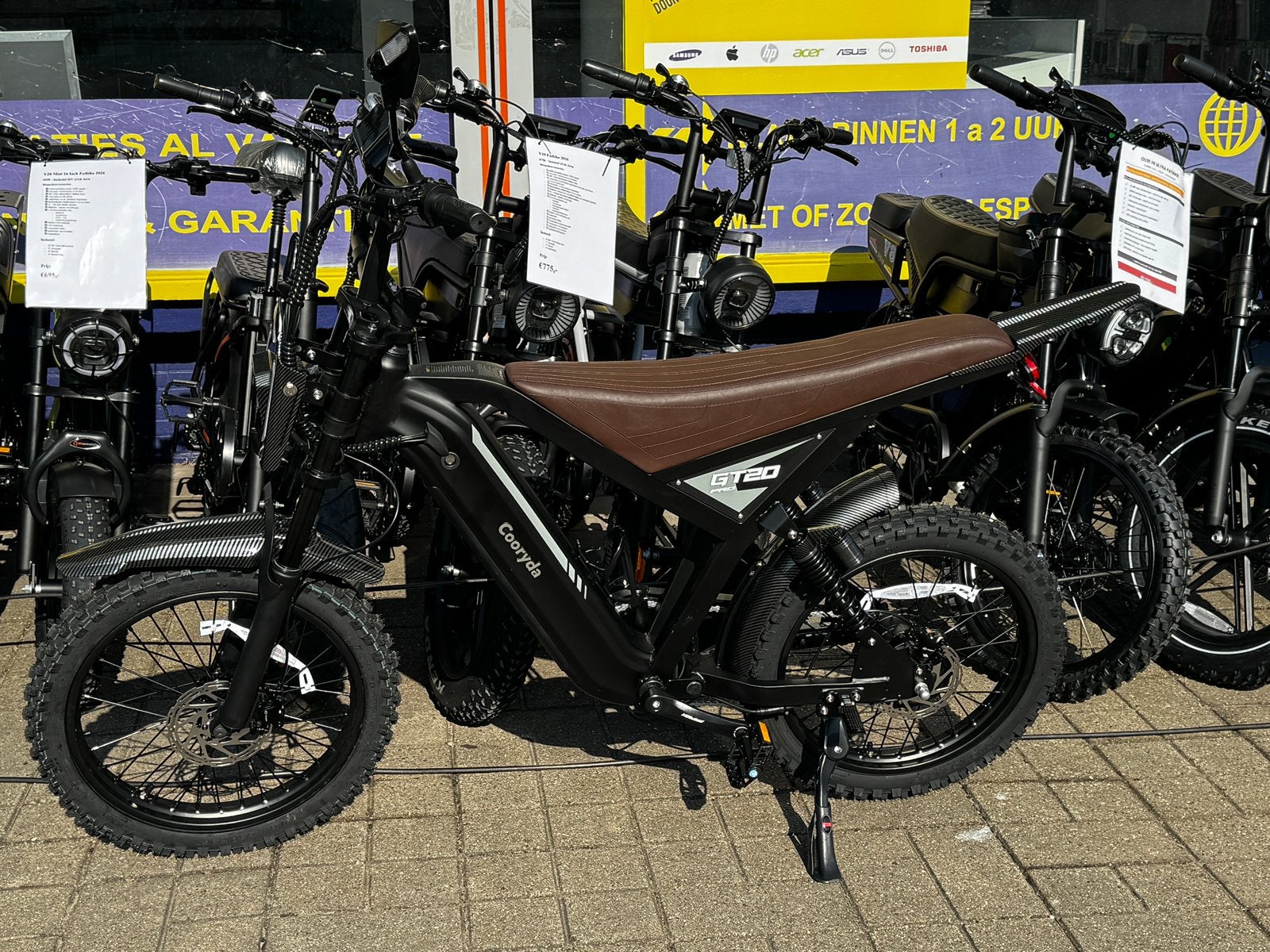 Nieuwe Fatbikes 250W 25 km Diverse modellen direct leverbaar, Nieuw, 50 km per accu of meer, 55 tot 59 cm, Ophalen