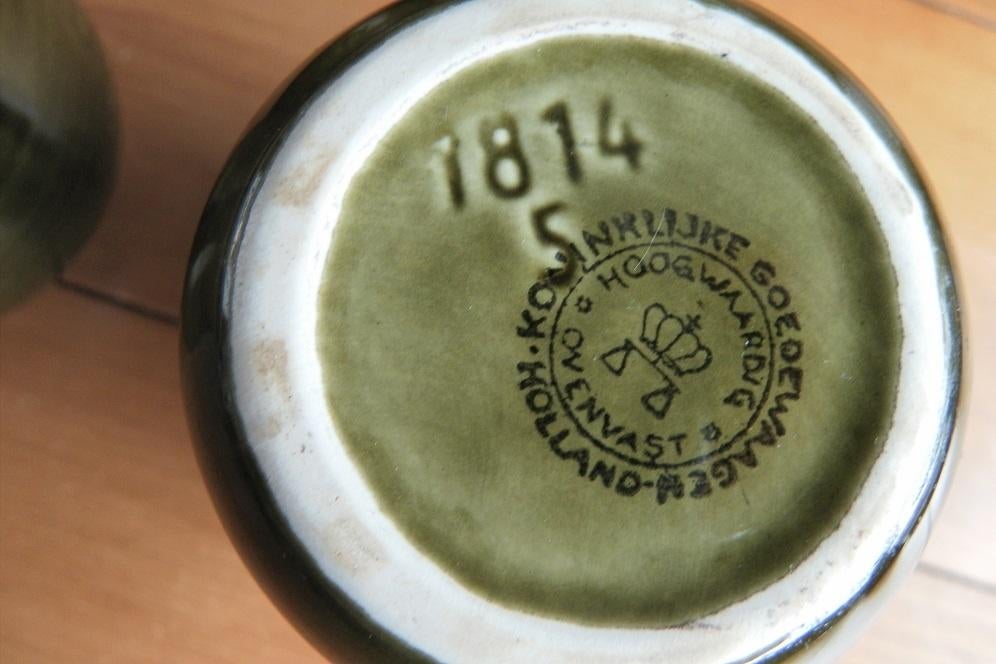 Koninkl.GOEDEWAAGEM Holl. (5) bekers Landhuis-serie Vintage, Keramiek, Ophalen of Verzenden, Zo goed als nieuw, Overige stijlen