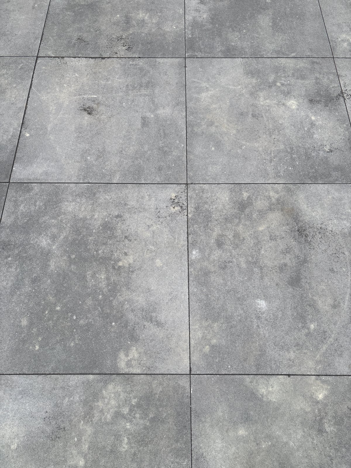 4 Preston tegels 60x60x4 Antraciet gevlamd, Ophalen, Gebruikt, Minder dan 5 m², Vloertegels