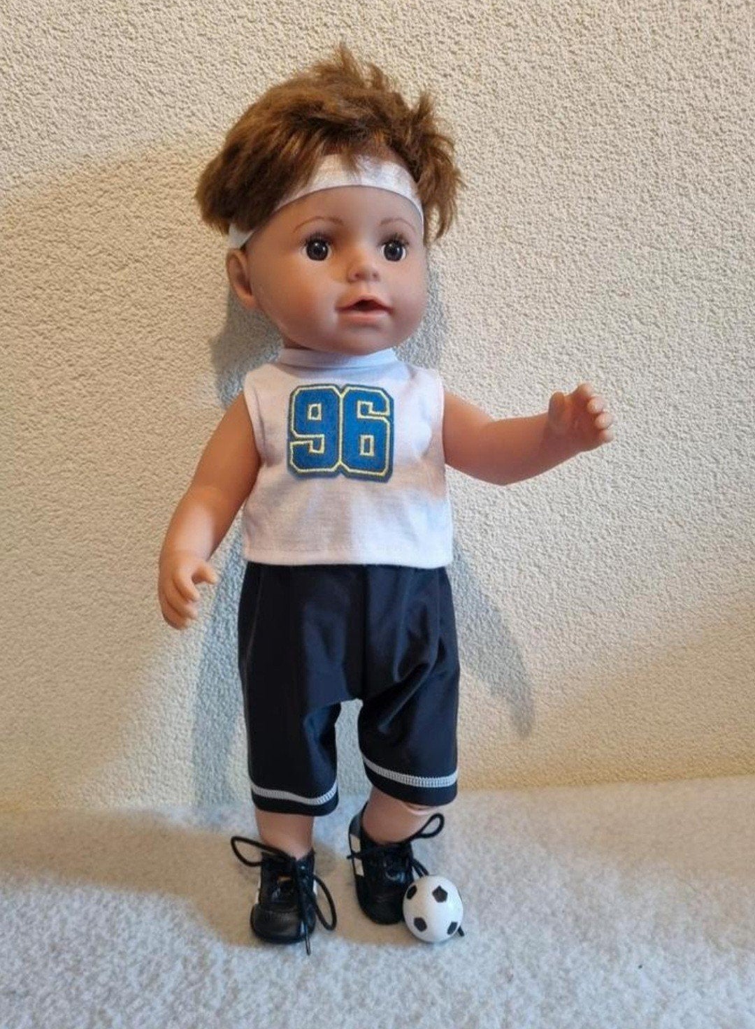 Baby Born Broer als Voetballer ⚽️ van Zapf Creation., Ophalen of Verzenden, Gebruikt, Overige typen
