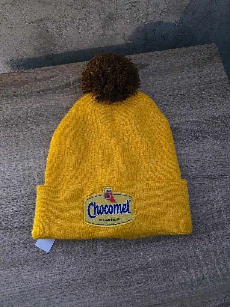 Chocomel Muts met Pompon - Geel, Nieuw, Overige maten, Ophalen of Verzenden, Chocomel