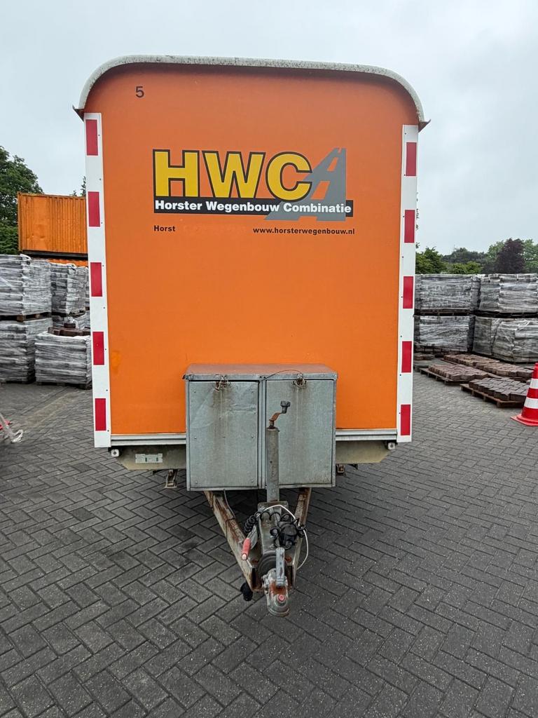 Bouwkeet snelverkeer dubbele as, Ophalen, Gebruikt