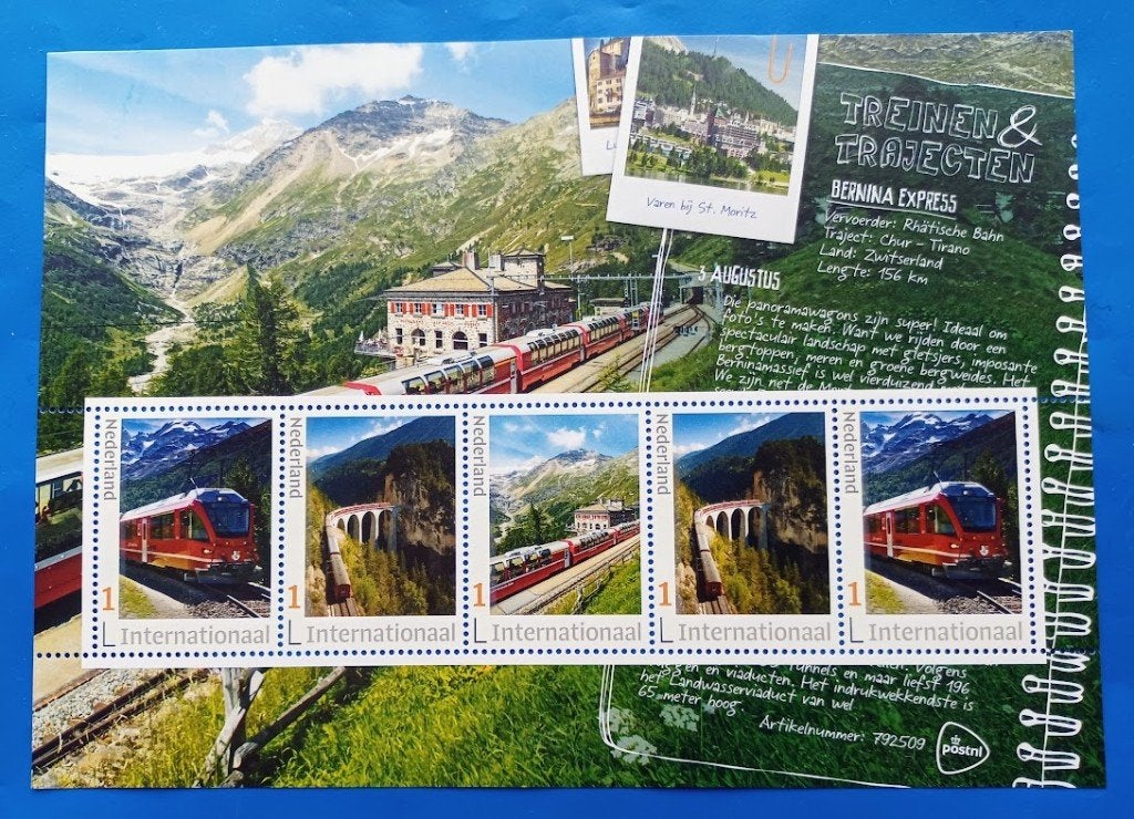 Treinen & Trajecten 4. Bernina Express (Int.) - 2019, Verzenden, Na 1940, Postfris