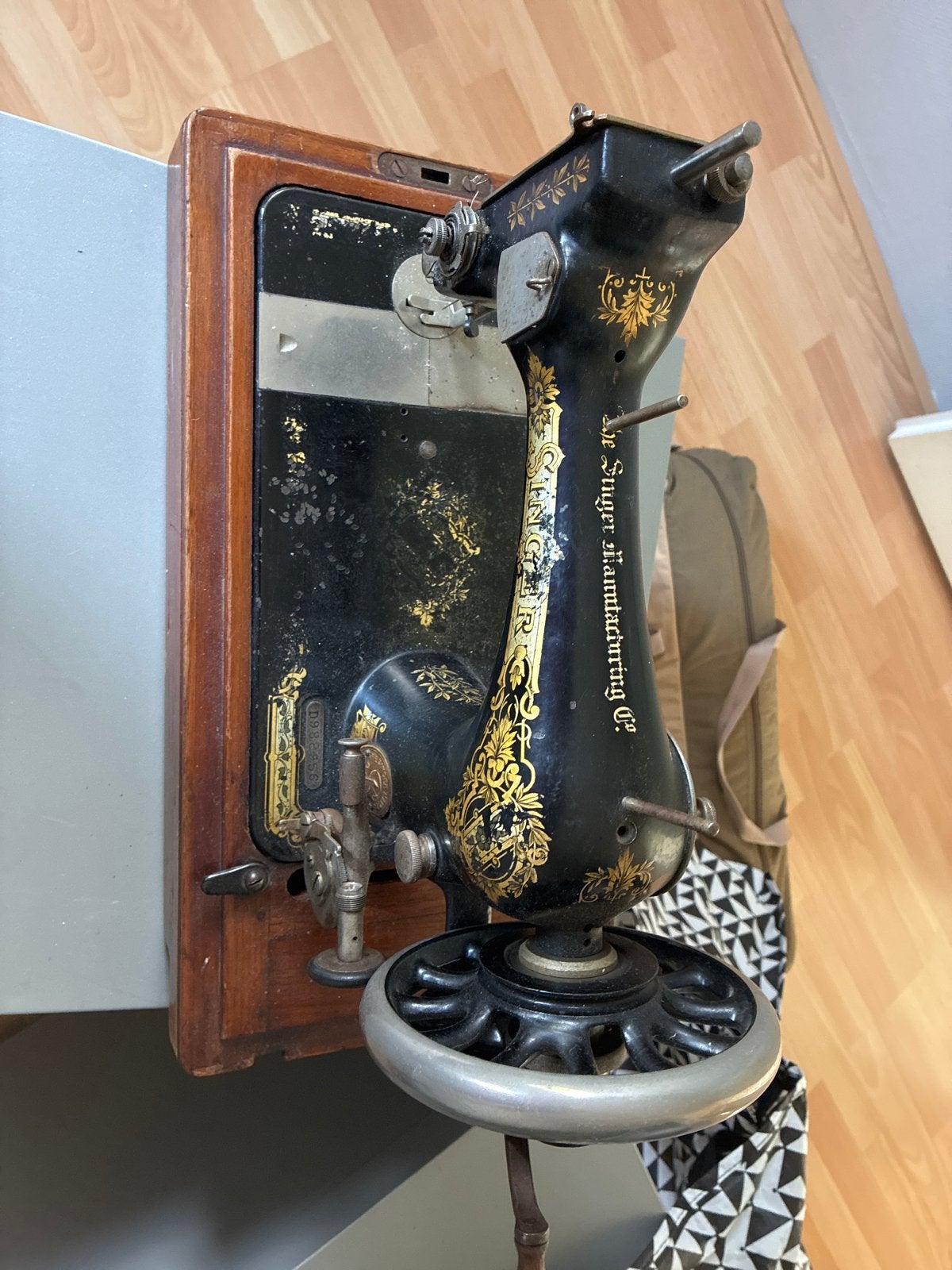 Antieke Singer Naaimachine - Decoratief Stuk, Antiek en Kunst, Ophalen