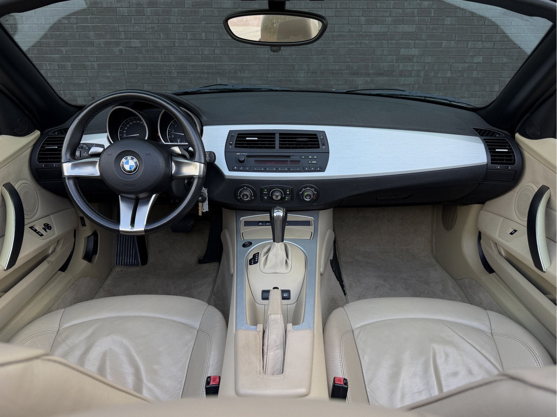 BMW Z4 [E85 LCI] 3.0 Si Aut. Roadster l 265pk l Beige kap l, Auto's, Automaat, Achterwielaandrijving, Gebruikt, Cabriolet