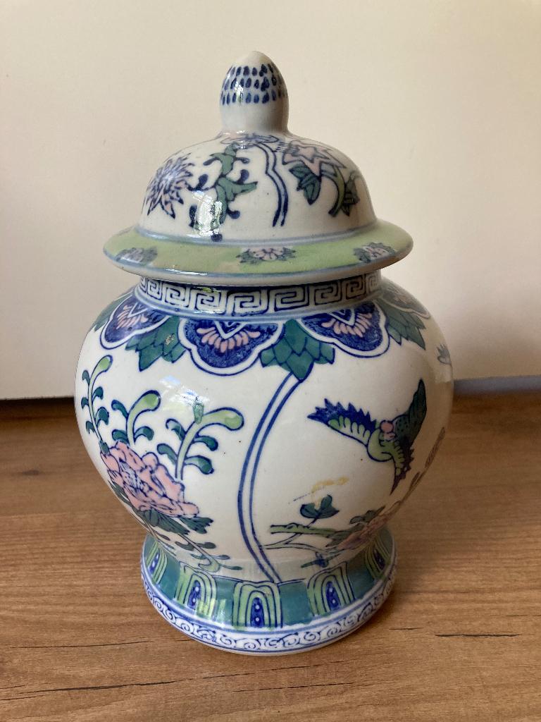 Chinese vaas of pot met deksel voor decoratie, Antiek en Kunst, Ophalen of Verzenden
