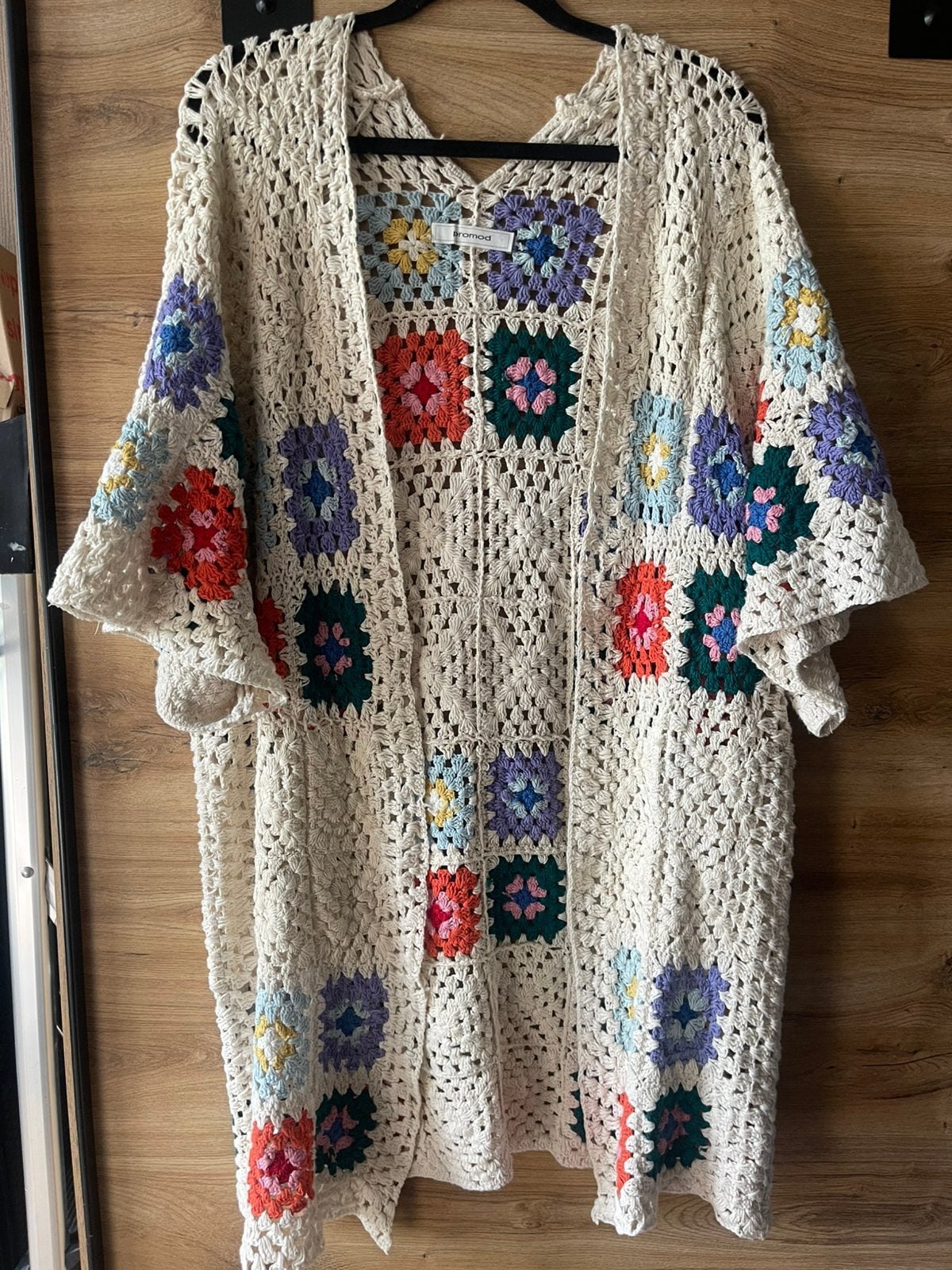 PROMOD gehaakt vest maat XL, Kleding | Dames, Ophalen of Verzenden, Zo goed als nieuw, Maat 46/48 (XL) of groter, Wit