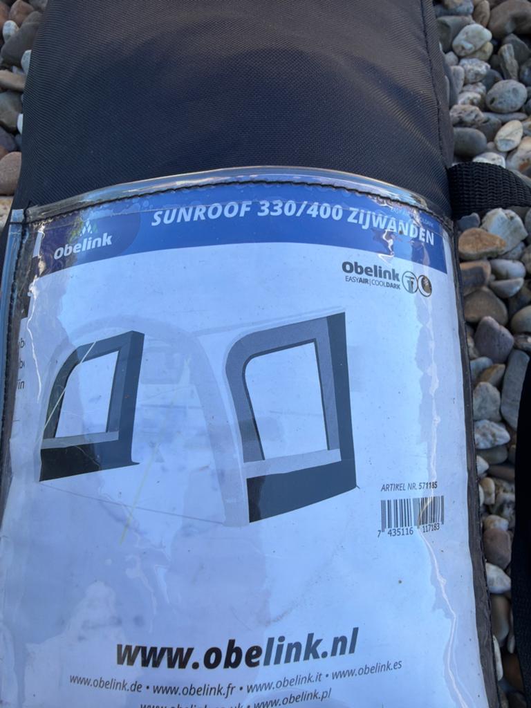 Zijwanden Sunroof 330/400, Caravans en Kamperen, Ophalen of Verzenden, Gebruikt