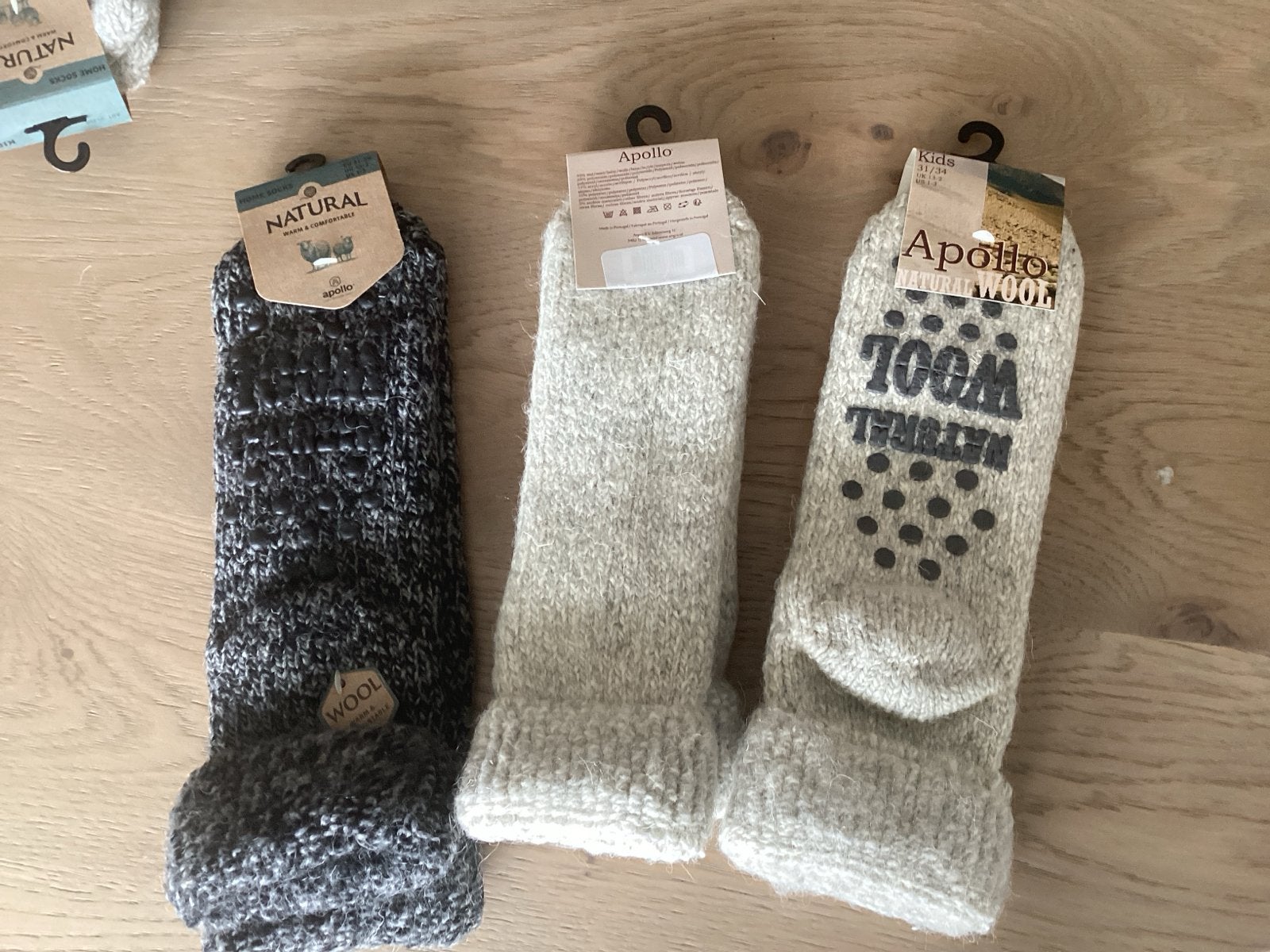 Kindersokken Apollo Natural Wool - Diverse maten, Ophalen, 7471DW, Jaap textielshop, Jongen of Meisje